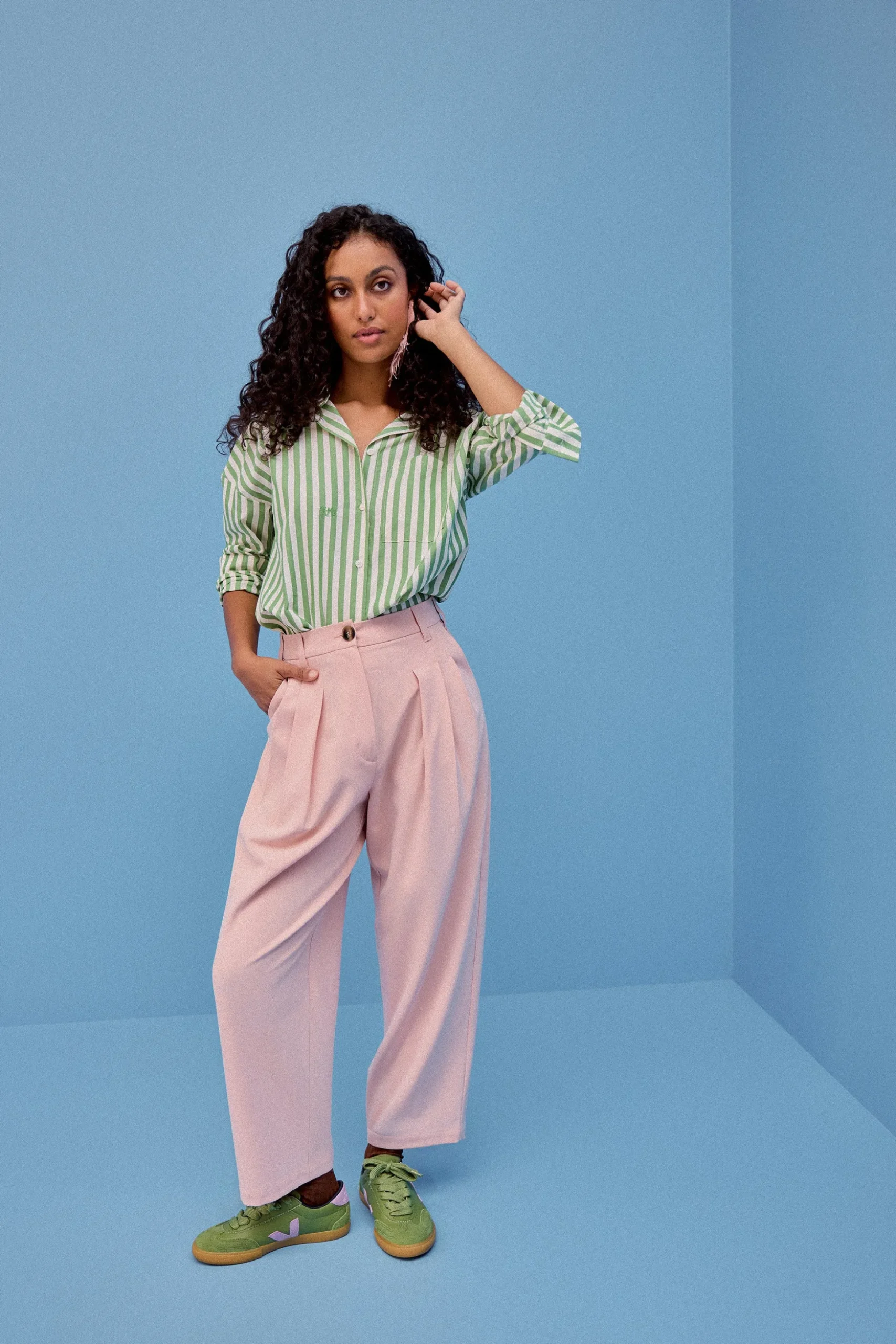 PANTALON NEW NOE ROSE PALE