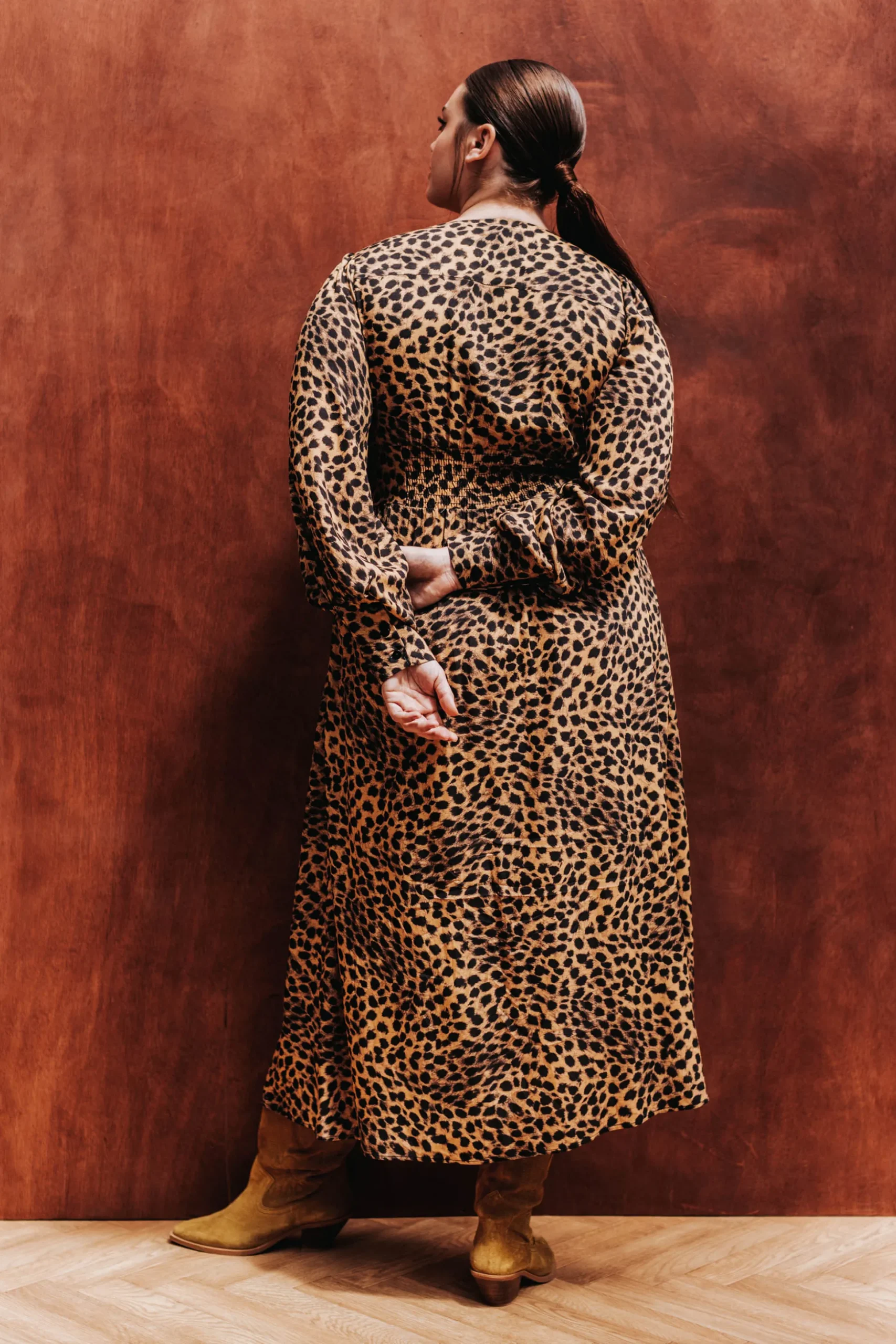 ROBE NATACHA LEOPARD