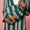 SAC BANANA GREEN STRIPES