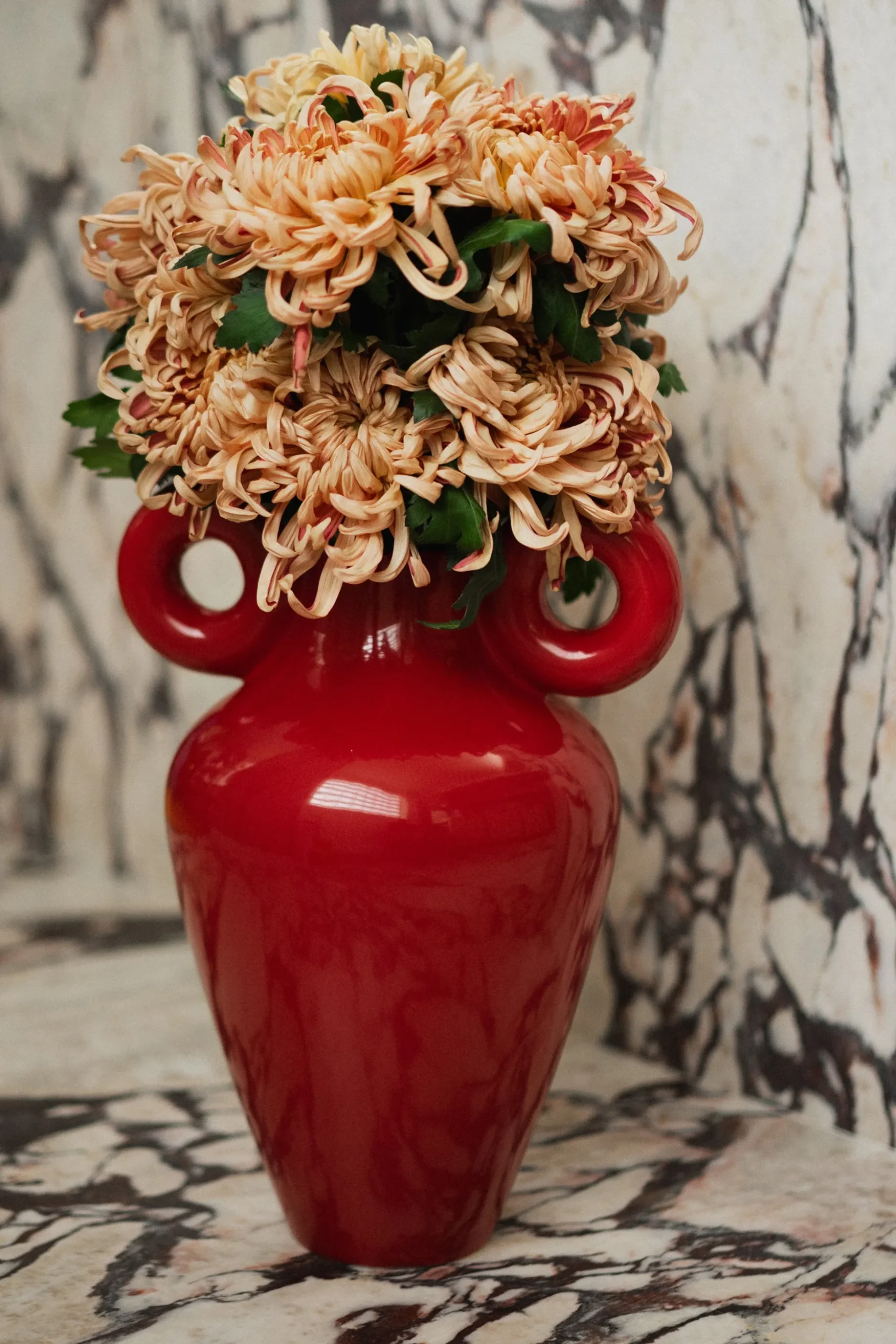 VASE GEORGES ROUGE